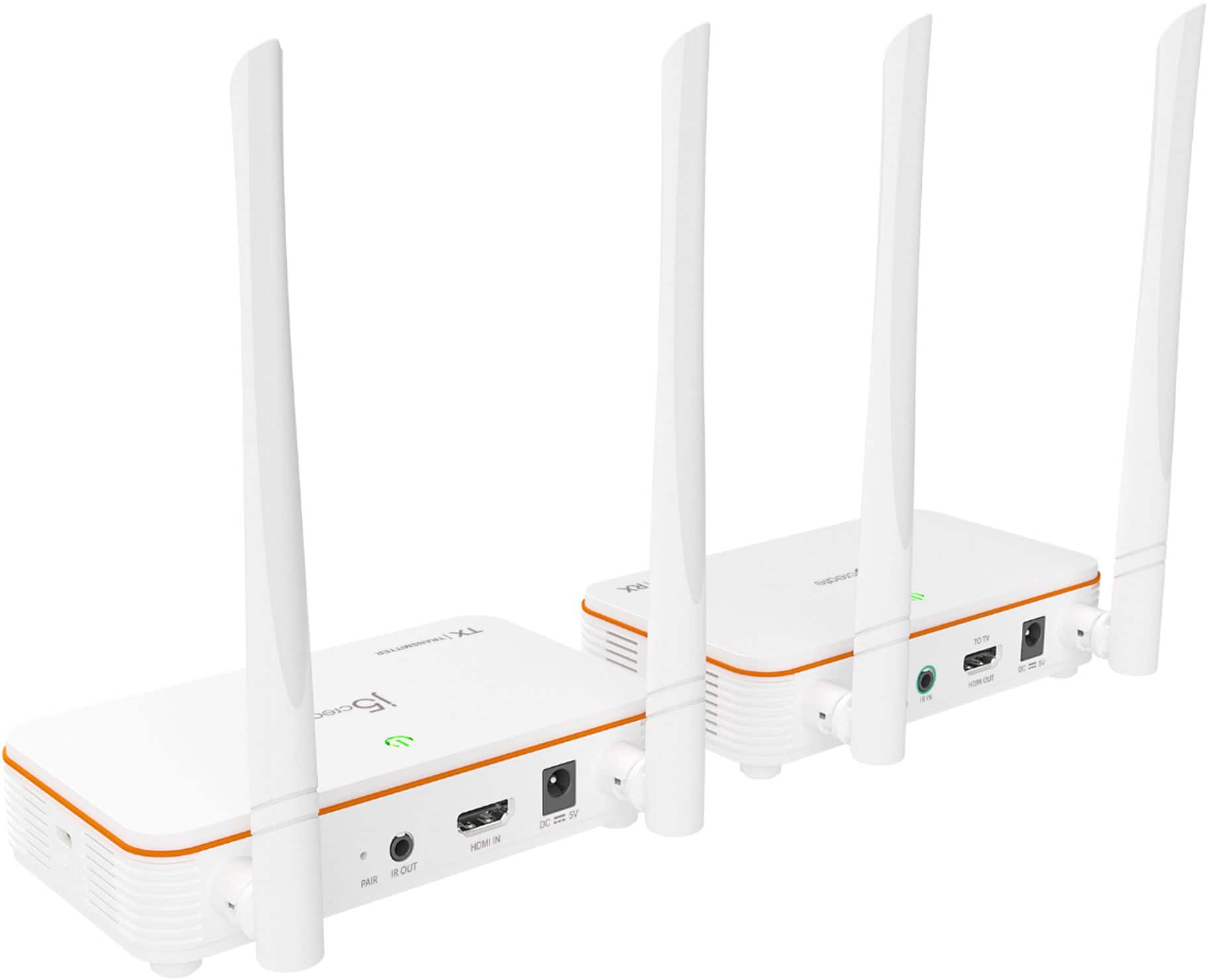 Left. j5create - Wireless Display HDMI Extender - White.