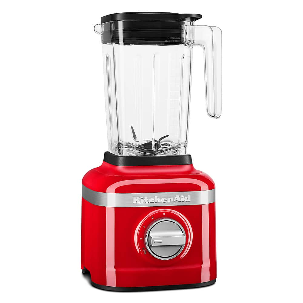 KitchenAid K150 3 Speed Ice Crushing Blender with 2 Personal Blender Jars - KSB1332Y,Passion Red, 48 oz