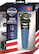 Left. Barbasol - 5 in 1 Rechargeable Wet/Dry Kit w/ Rotary Shaver, Ear/Nose Trimmer, Body Groomer, Beard Trimmer & Beard Trimmer Comb - Blue.