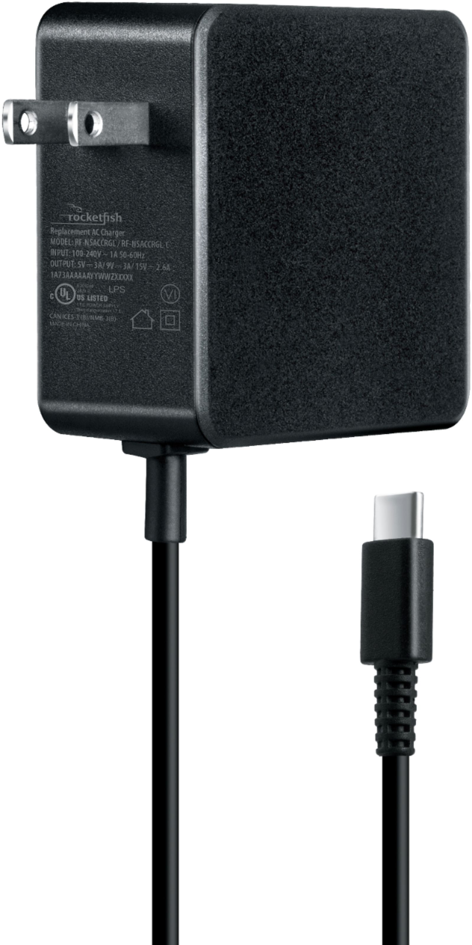 nintendo switch charger type c