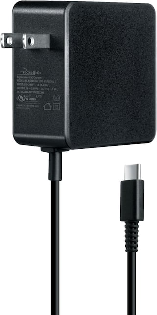 Rocketfish 39w Usb C Ac Adapter For Nintendo Switch Switch Lite Black Rf Nsaccrgl Best Buy Rocketfish 39w Usb C Ac Adapter For Nintendo Switch Switch Lite Black Rf Nsaccrgl Best Buy