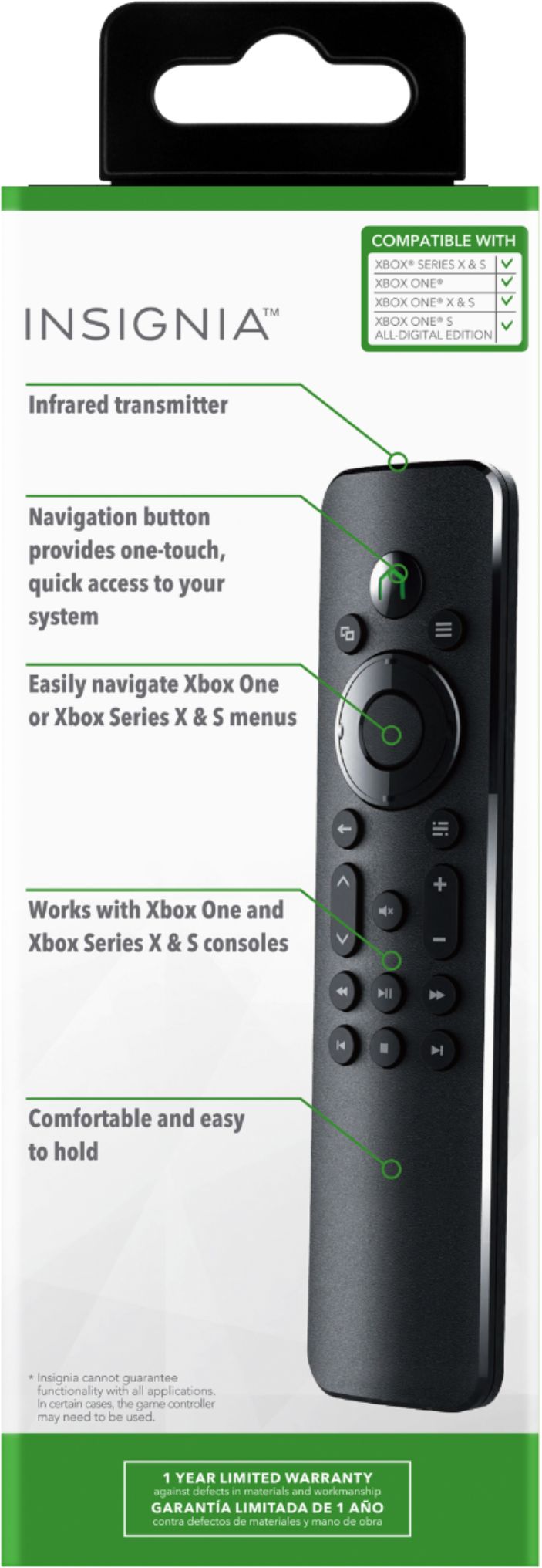licht Carry Komkommer Insignia™ Media Remote for Xbox Series X | S & Xbox One Black NS-XB14KRMT -  Best Buy