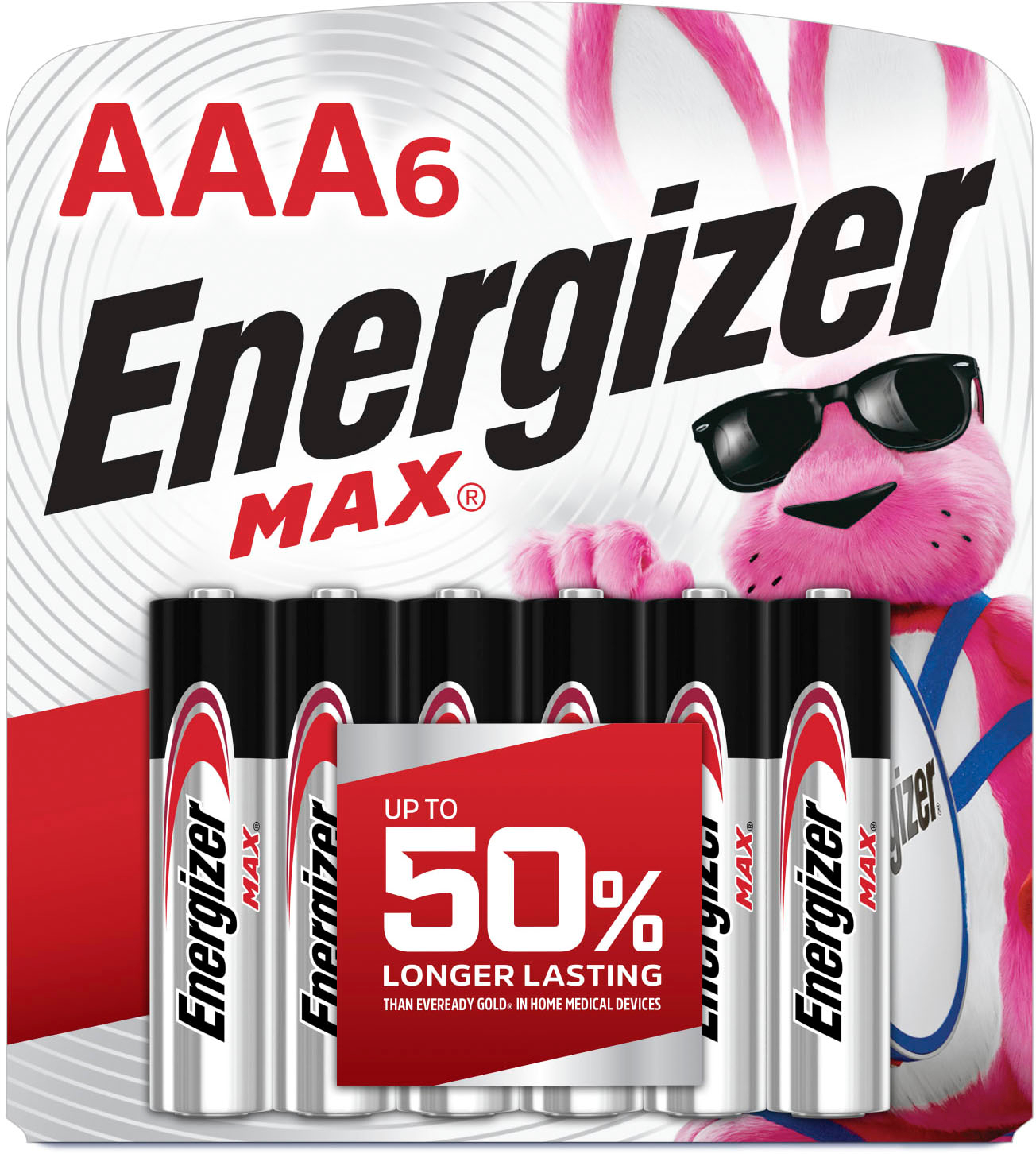 Energizer MAX AAA Batteries (6 Pack), Triple A Alkaline Batteries