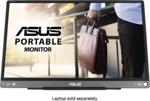 ASUS - Geek Squad Certified Refurbished LED Monitor - Dark Gray - Front_Zoom