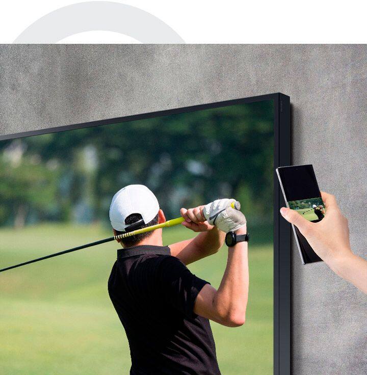 Alt View 21. Samsung - The Terrace Series 65" Class LED Outdoor Partial Sun 4K UHD Smart Tizen TV - Titan Black.