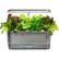 Alt View 11. AeroGarden - Harvest Elite Slim 6 pod with Gourmet Herb Seed Pod Kit - Stainless Steel.