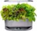 Front Zoom. AeroGarden - Bounty Elite - Easy Setup - Healthy Eating Garden kit - 9 Gourmet Herb pods included - App Capability - Stainless steel.