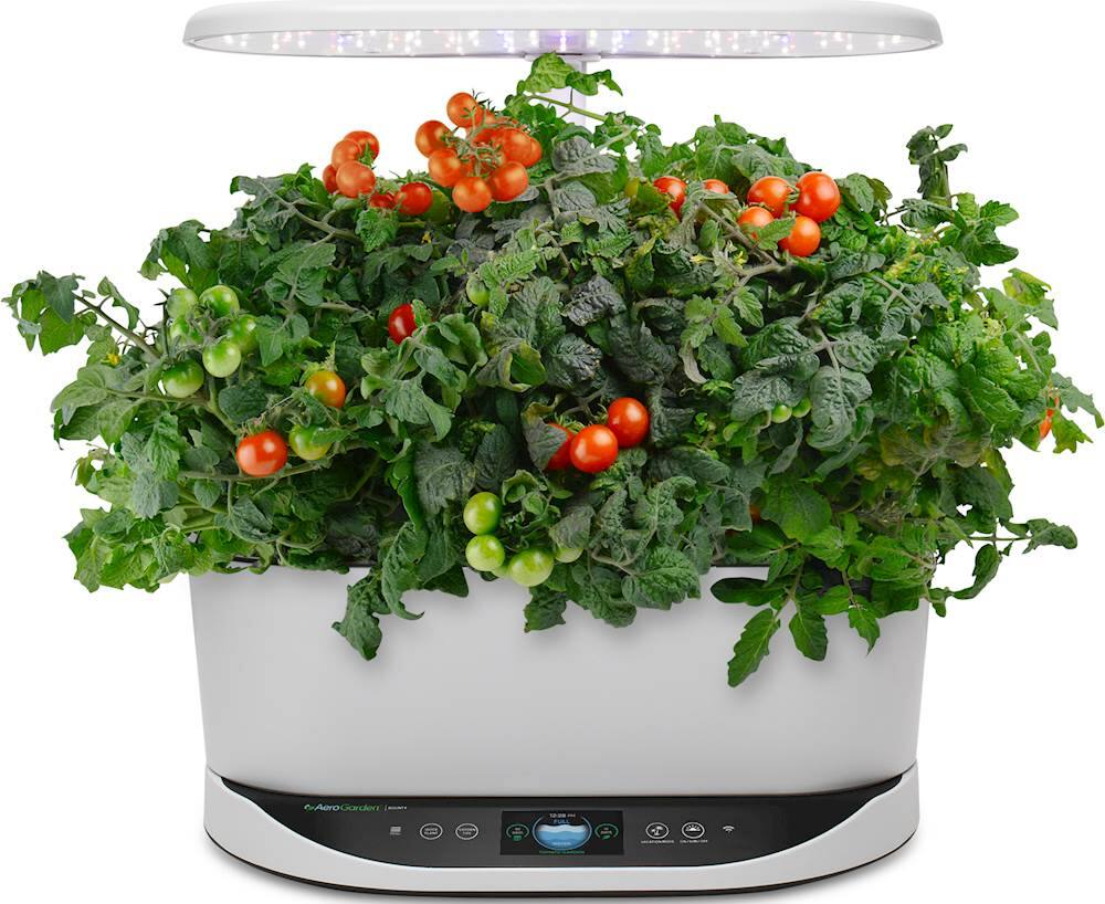 Front. AeroGarden - Bounty 9-Pod App Controlled - White.