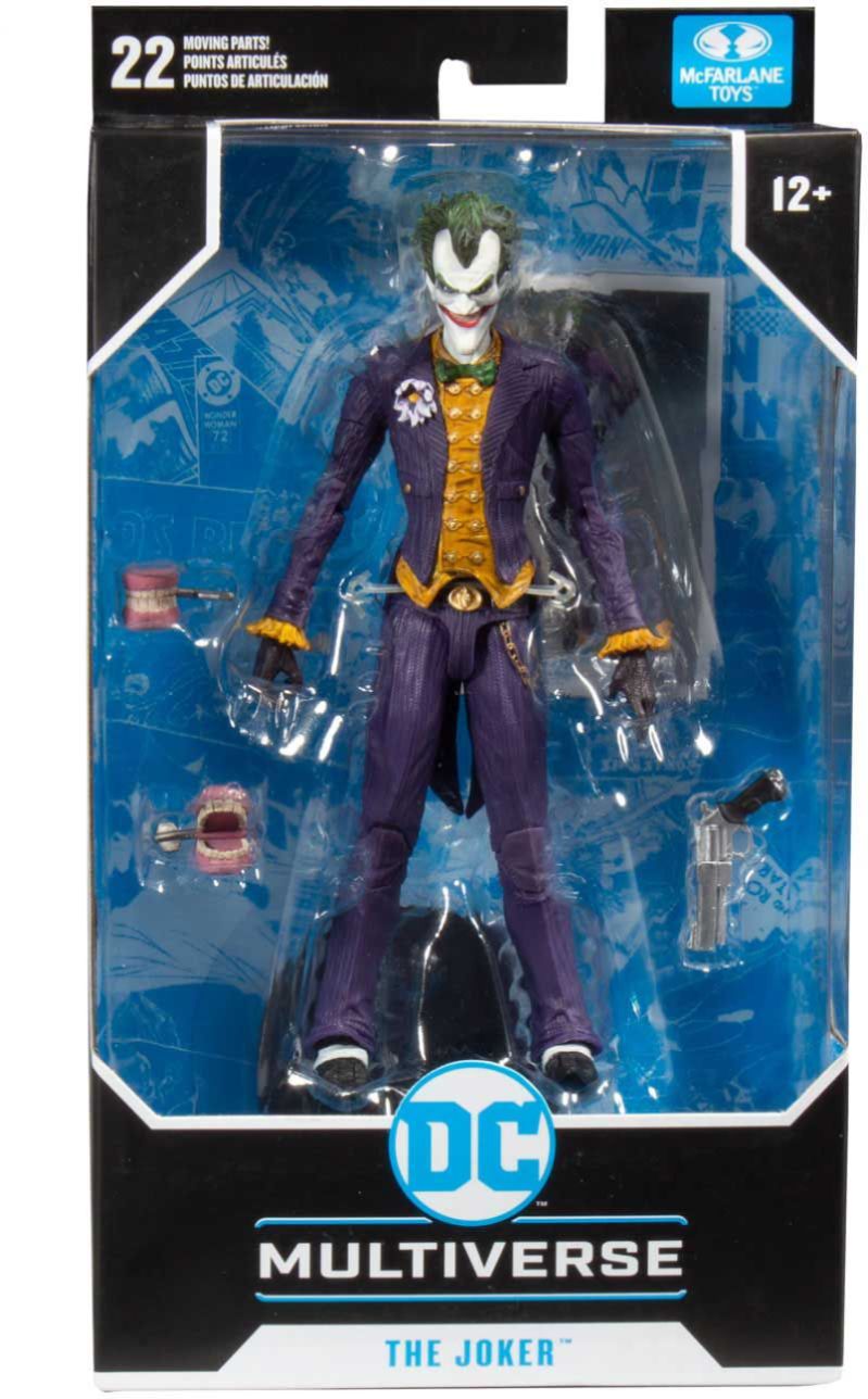 DC Multiverse The Joker Arkham Asylum 7" Action Figure by McFarlane Toys 