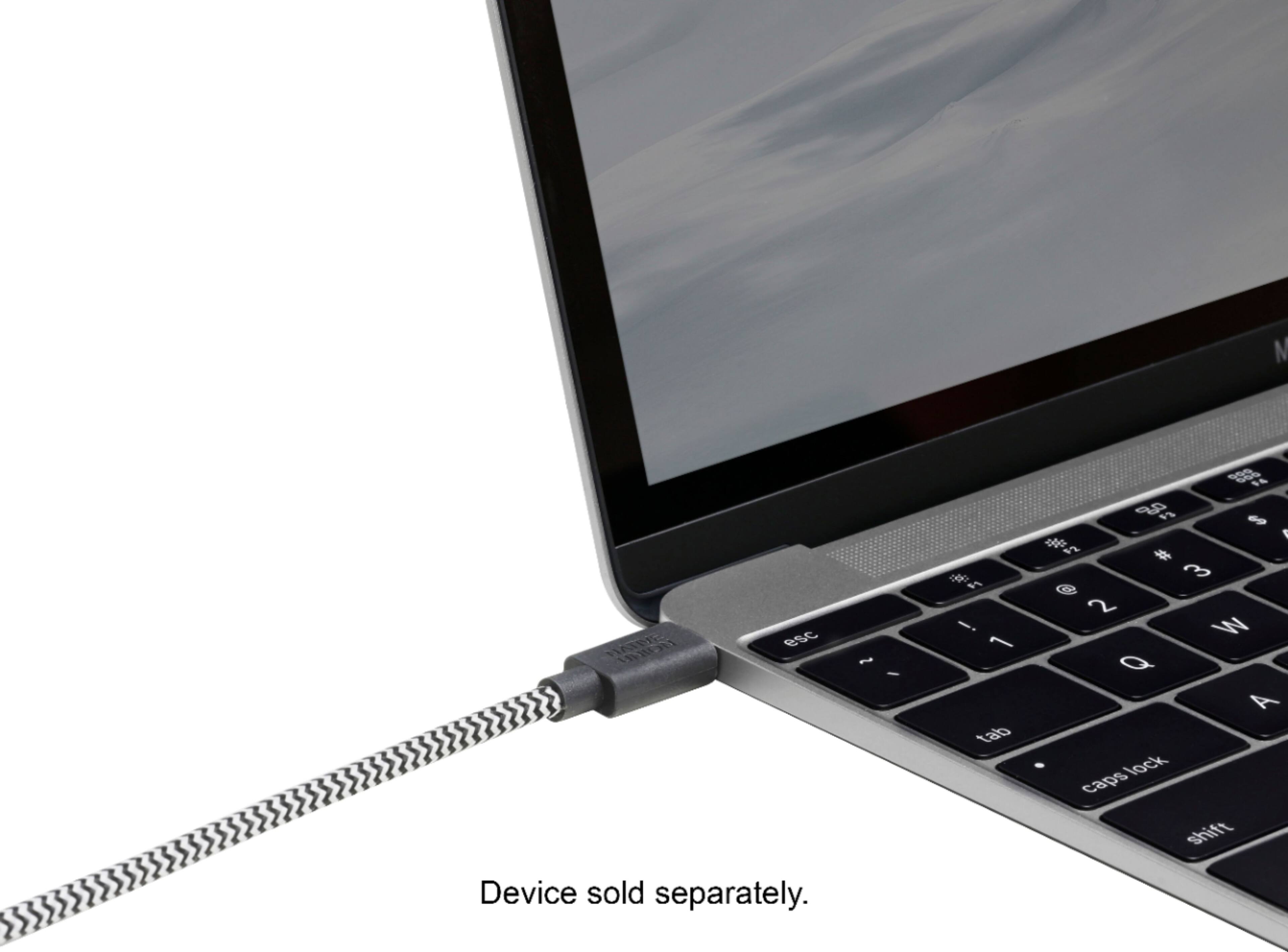 Alt View 14. Native Union - Fast Charging USB-C Cable - Black/White.