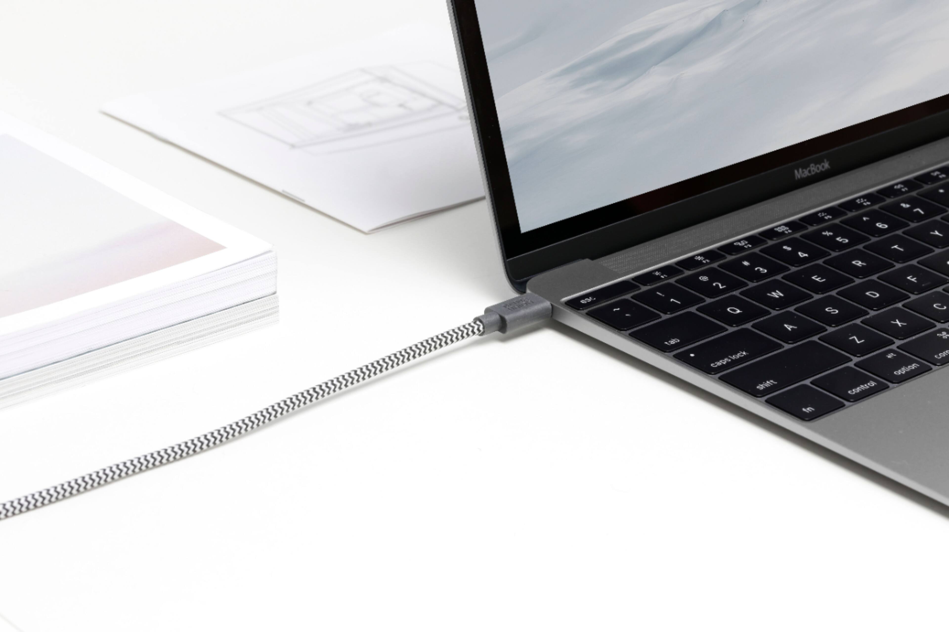 Alt View 17. Native Union - Fast Charging USB-C Cable - Black/White.