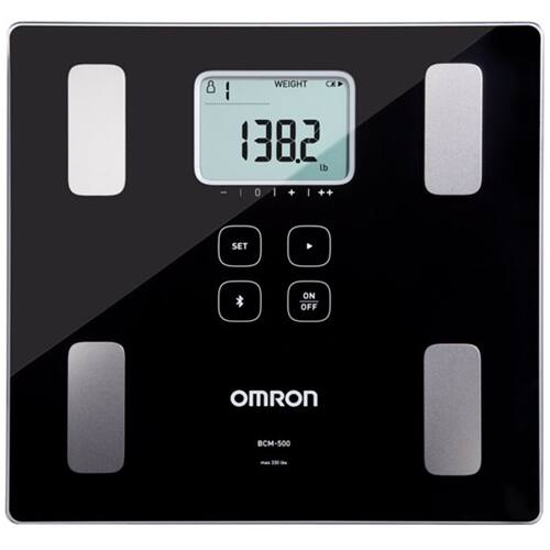Alt View 13. Omron - Bathroom Scales - Black.
