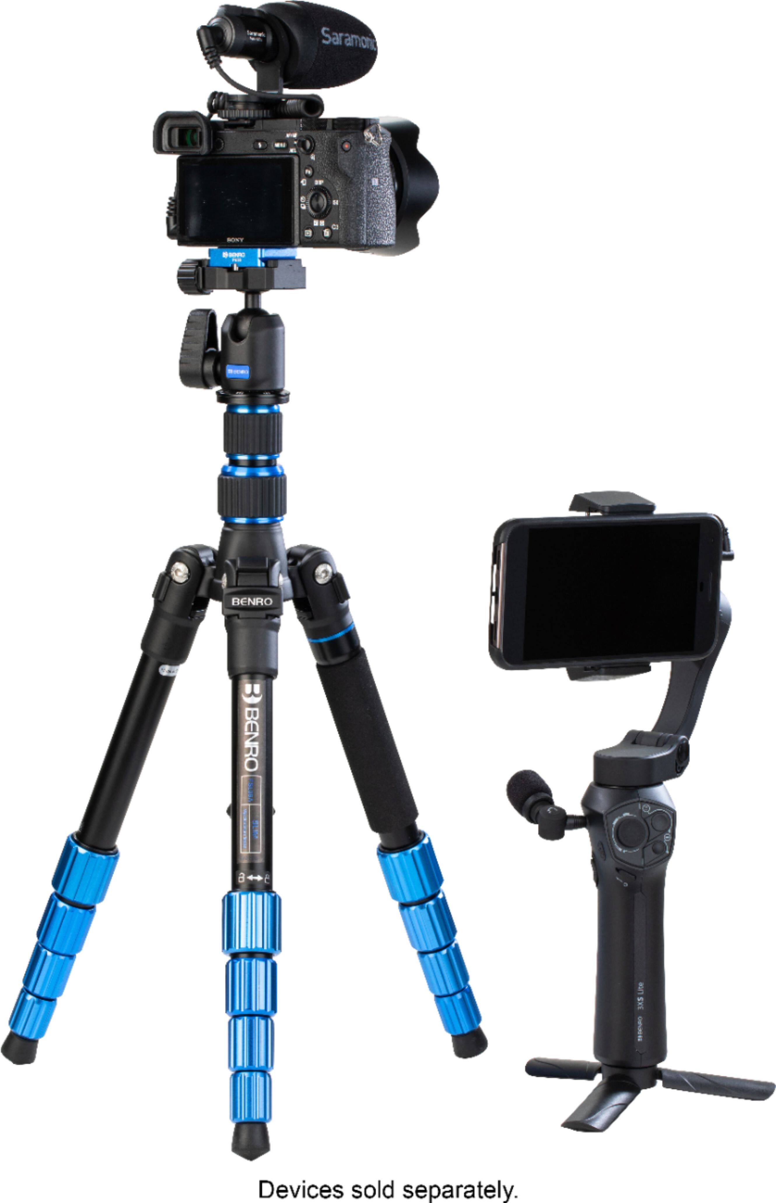 Alt View 12. Saramonic - Roadieographer AV Content Creation Kit w/Backpack, Tripod,  Clamp, Gimbal, Condenser Mic w/Cables  - Ultimate.