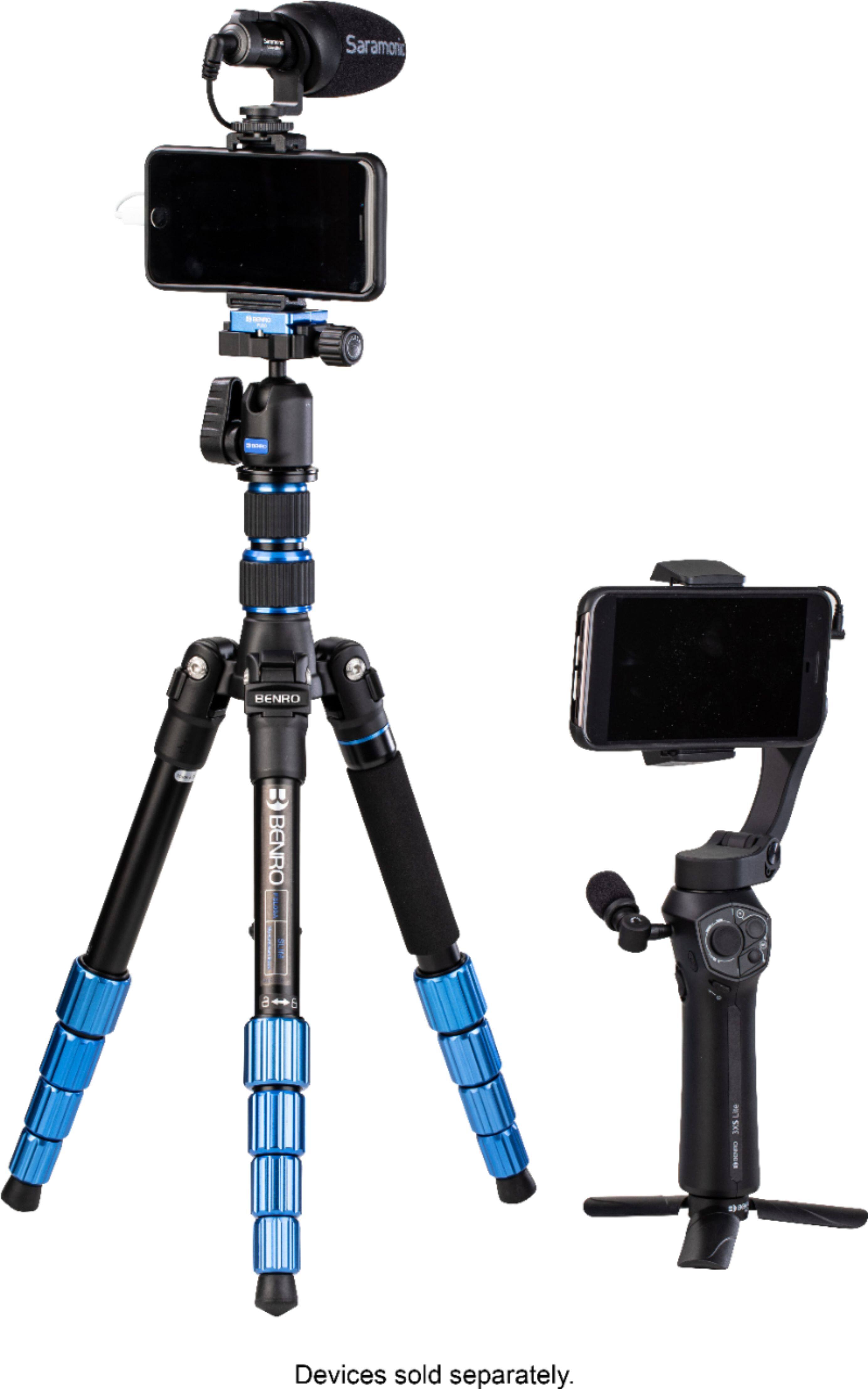 Alt View 21. Saramonic - Roadieographer AV Content Creation Kit w/Backpack, Tripod,  Clamp, Gimbal, Condenser Mic w/Cables  - Ultimate.