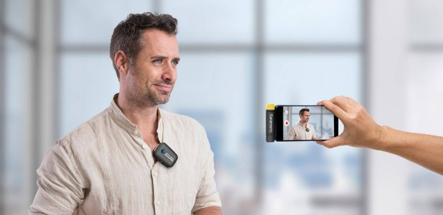 Alt View 13. Saramonic - 2.4 GHz Wireless Microphone Lightning Dual-Receiver for Apple iPhone & iPad (Blink 500 RX Di).