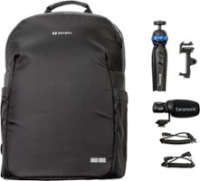Saramonic - Roadieographer AV Content Creation Kit w/Backpack, Pocket Pod, Phone Clamp Condenser Microphone and Cables - Standard - Front_Zoom