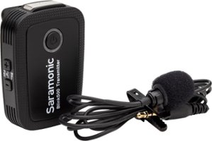 Saramonic - 2.4 GHz Wireless Clip-On Transmitter w/ Built-in Microphone & Lav for Blink 500 Receivers (Blink 500 TX) - Front_Zoom