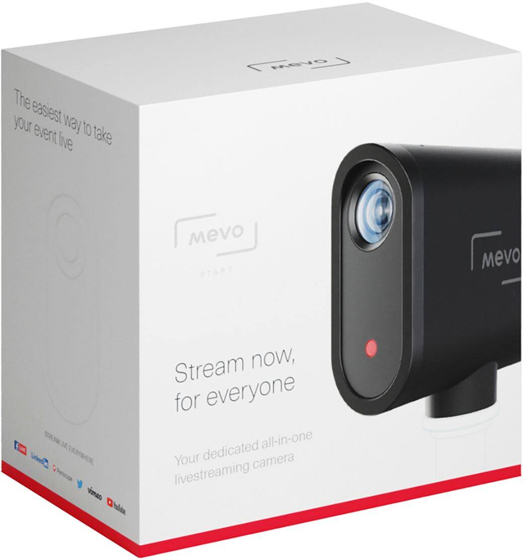 Alt View 25. Mevo - Start, The All-in-One Live Streaming Camera - Black.