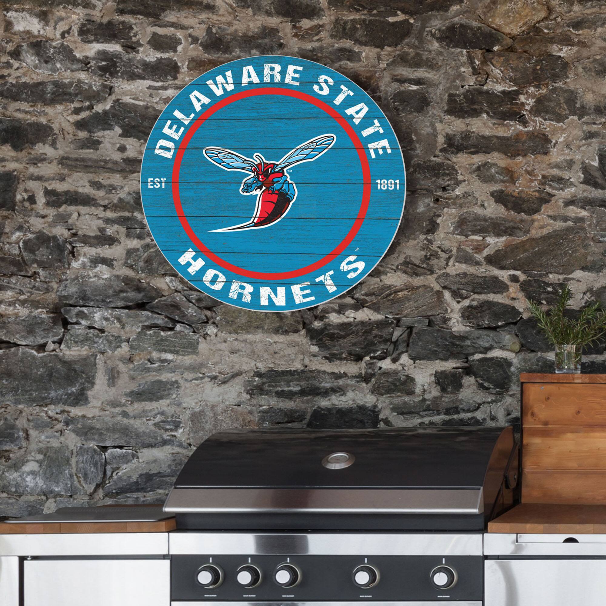 DELAWARE STATE  
EST 1891  
HORNETS