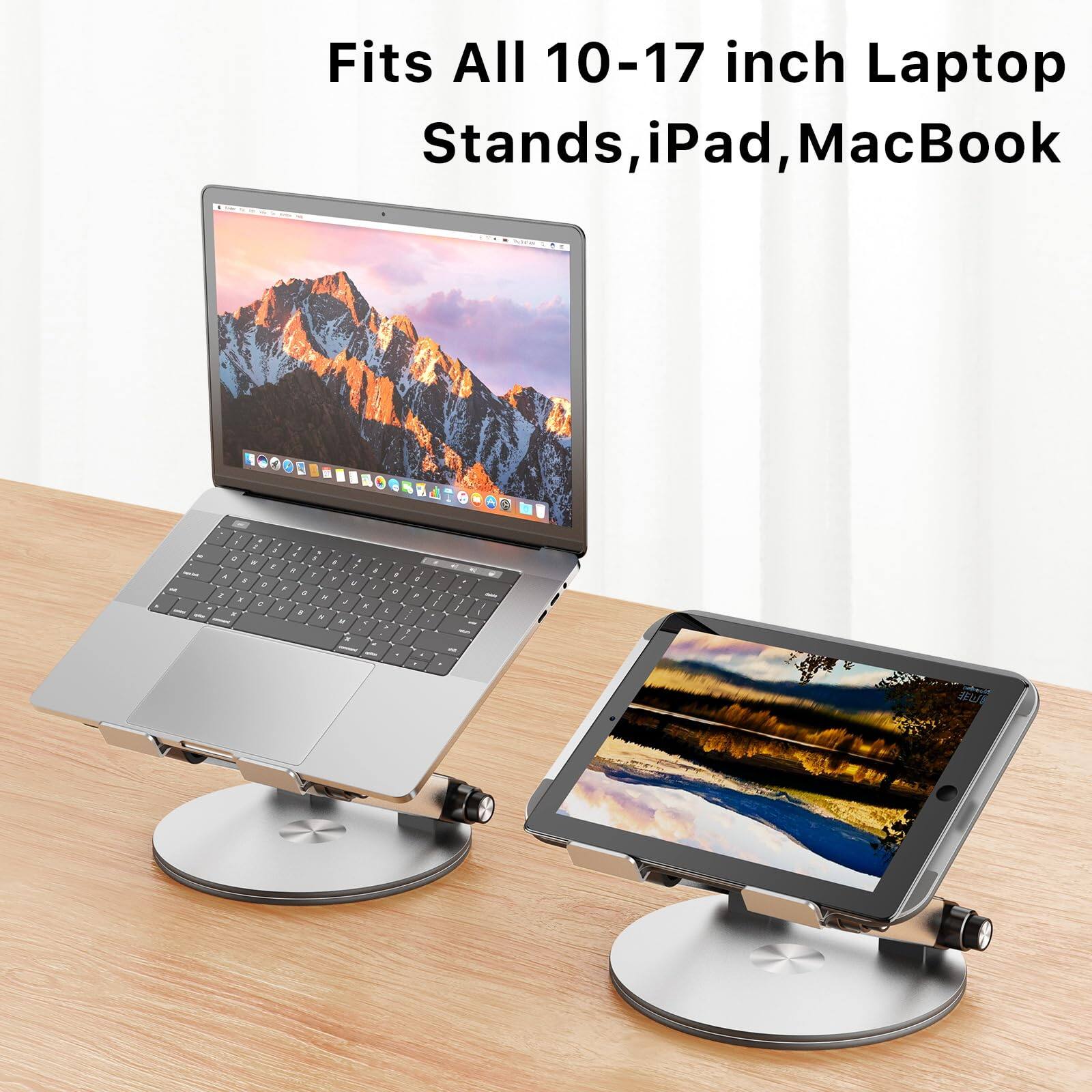 Fits All 10-17 inch Laptop Stands, iPad, MacBook