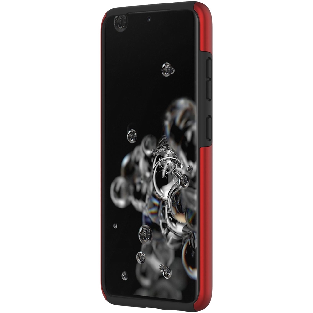 Angle View: Incipio - DualPro Case for Samsung Galaxy S20 and S20 5G - Iridescent Red/Black