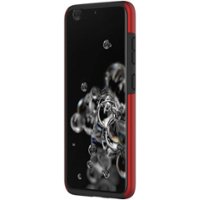 Incipio - DualPro Case for Samsung Galaxy S20 and S20 5G - Iridescent Red/Black - Angle_Zoom