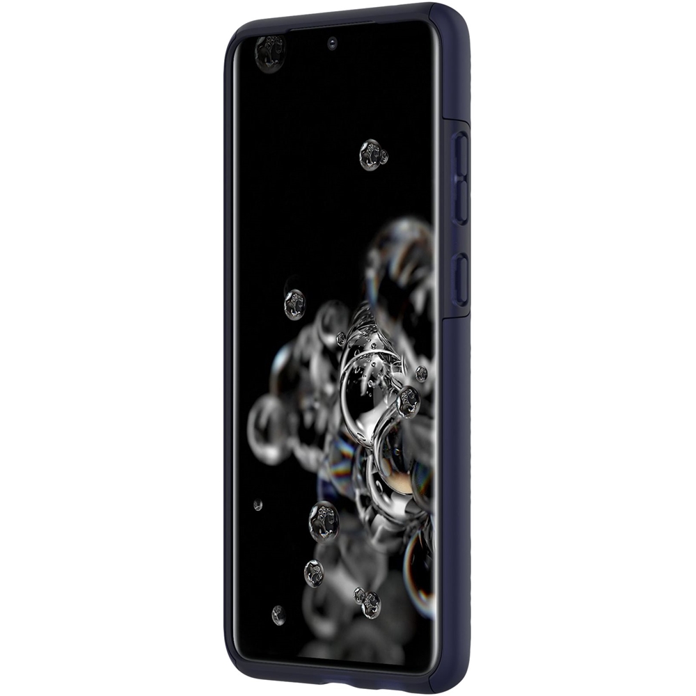 Angle View: Incipio - DualPro Case for Samsung Galaxy S20 Ultra 5G - Midnight Blue