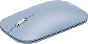 Microsoft - Modern Mobile Wireless BlueTrack Mouse - Pastel Blue - Front_Zoom