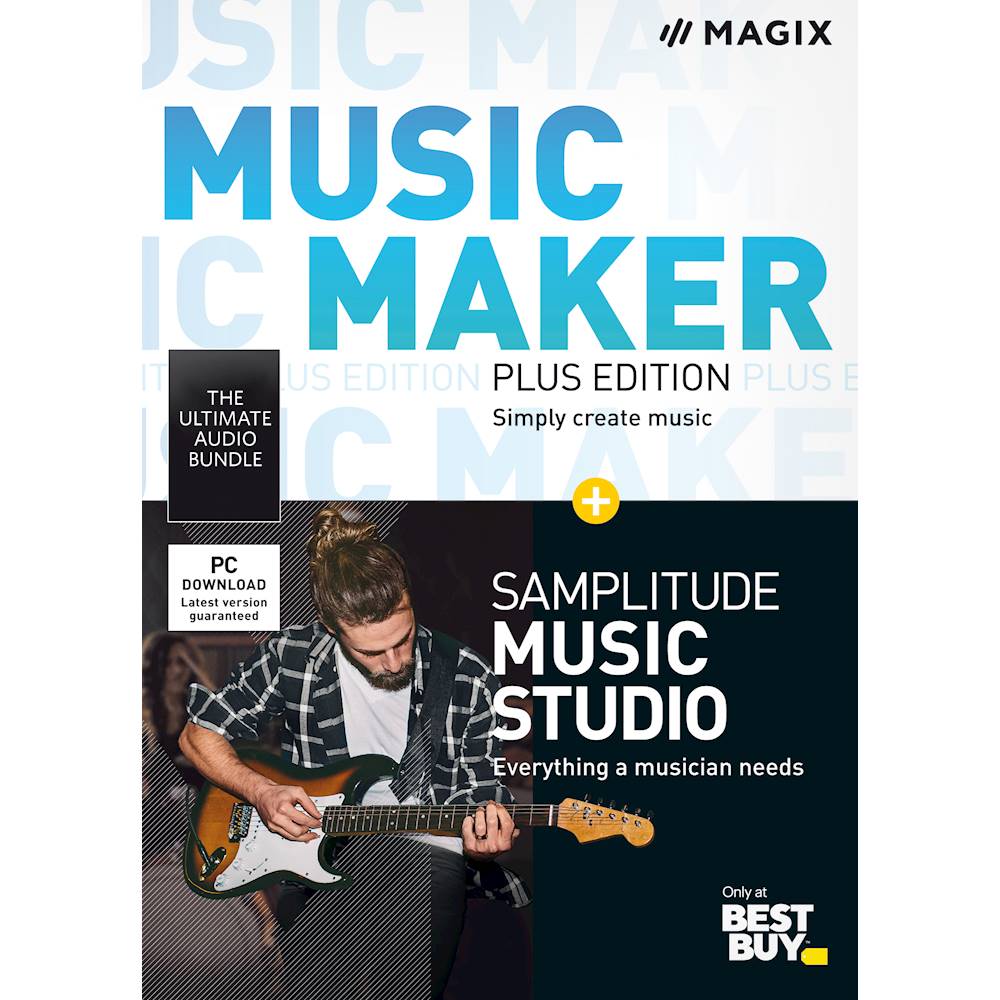 MAGIX Music Maker Plus Edition and Samplitude Music Studio Windows  [Digital] ANR009776BBY - Best Buy