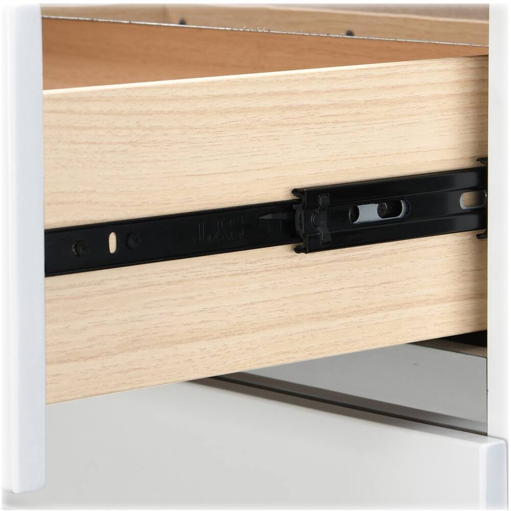 Alt View 15. Adore Decor - Lennox Rectangular Modern Contemporary Wood 2-Drawer Night Stand - White.