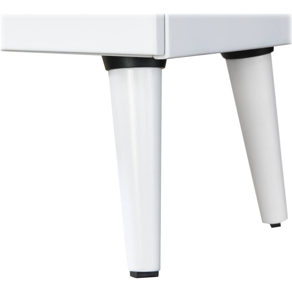 Alt View 16. Adore Decor - Lennox Rectangular Modern Contemporary Wood 2-Drawer Night Stand - White.