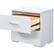 Alt View 14. Finch - Belmont Modern Wood Drawer Cabinet - White.