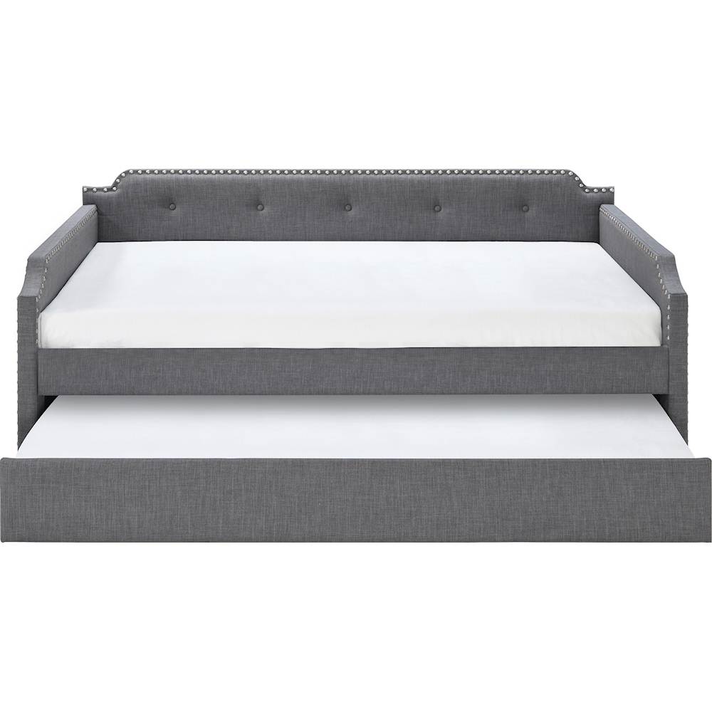 Best Buy: Click Decor Bella 3-Seat Fabric Daybed Sofa with Under-Bed ...