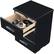 Alt View 13. Finch - Belmont Rectangular Modern Contemporary Wood 3-Drawer Night Stand - Black.
