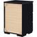 Alt View 14. Finch - Belmont Rectangular Modern Contemporary Wood 3-Drawer Night Stand - Black.