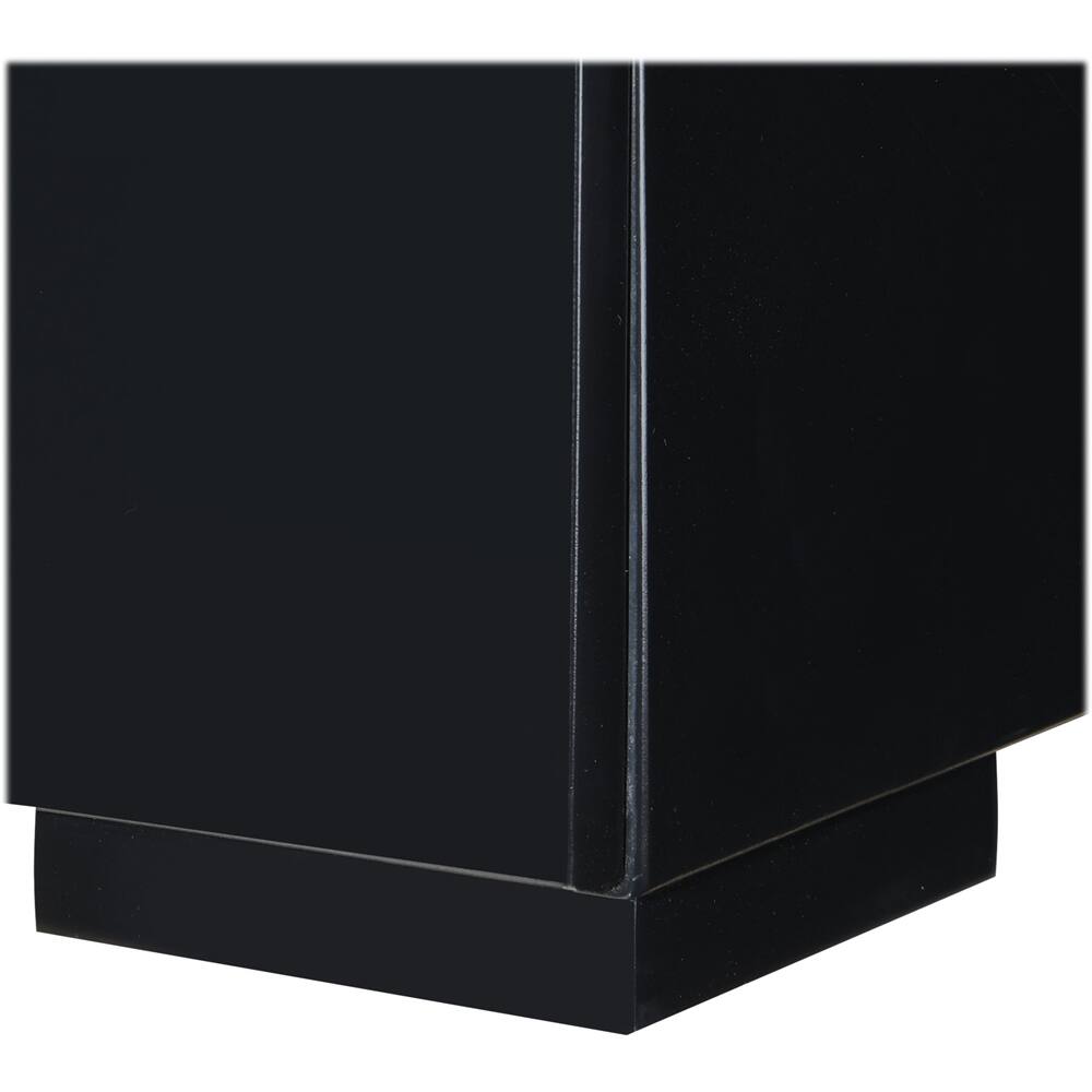 Alt View 16. Finch - Belmont Rectangular Modern Contemporary Wood 3-Drawer Night Stand - Black.