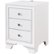 Alt View 11. Click Decor - Edmond Traditional Wood 3-Drawer Night Stand - White.