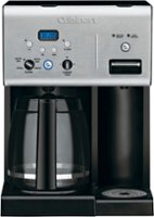 Cuisinart - 12-Cup Coffee Maker with Hot Water System - Black/Stainless Steel - Front_Zoom
