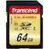 Front Standard. Transcend - 64 GB Secure Digital Extended Capacity (SDXC).