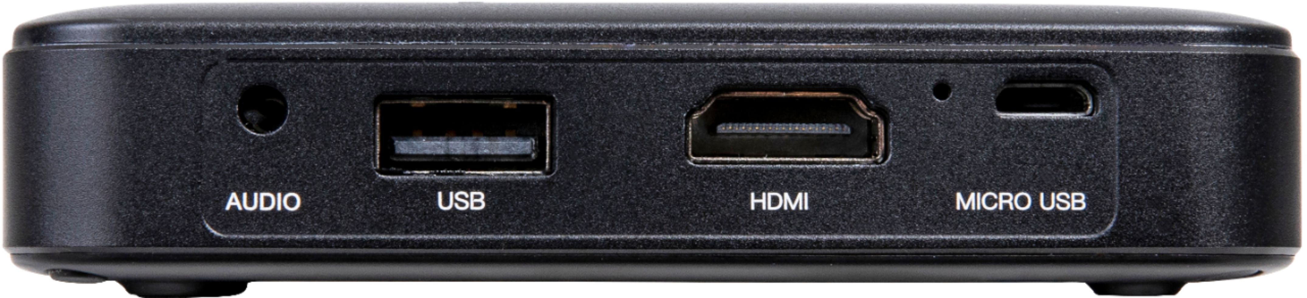 Back View: StarTech.com - MST Hub Mini DisplayPort to 3-Port HDMI Multi-Monitor Splitter - Black