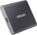 Alt View Zoom 14. Samsung - T7 500GB External USB 3.2 Gen 2 Portable SSD with Hardware Encryption - Titan Gray.