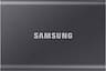Samsung - T7 1TB External USB 3.2 Gen 2 Portable SSD with Hardware Encryption - Titan Gray
