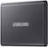 Alt View Zoom 12. Samsung - T7 1TB External USB 3.2 Gen 2 Portable Solid State Drive with Hardware Encryption - Titan Gray.