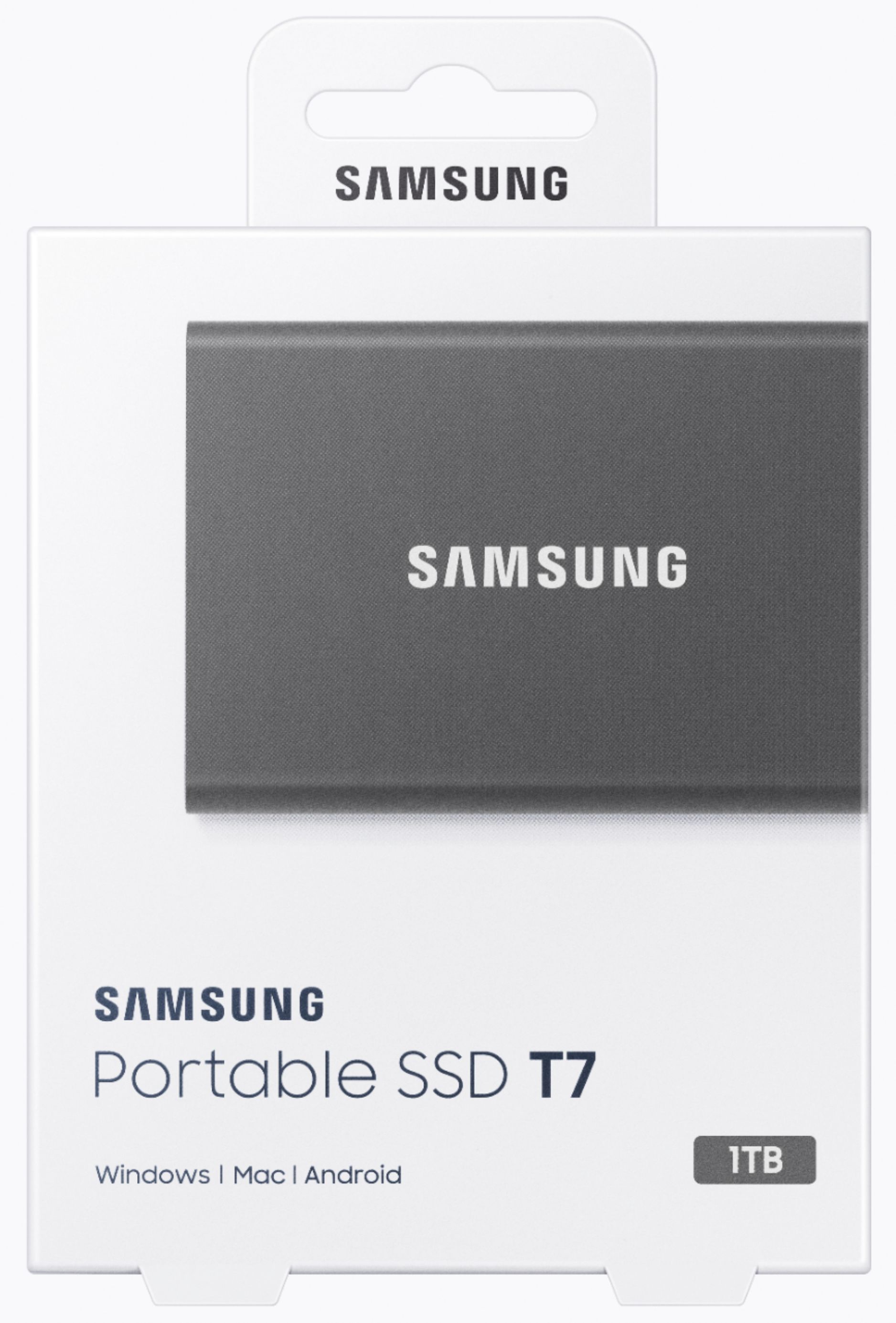 Samsung Portable SSD T7 1000 GB Gris (MU-PC1T0T/WW)