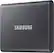 Alt View 12. Samsung - T7 2TB External USB 3.2 Gen 2 Portable SSD with Hardware Encryption - Titan Gray.