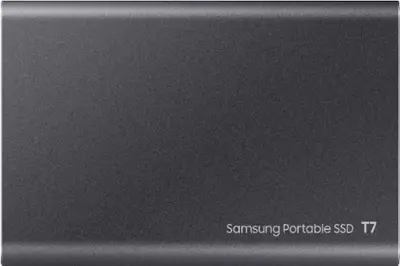 Samsung T7 2TB External USB 3.2 Gen 2 Portable SSD with Hardware Encryption Titan Gray MU-PC2T0T/AM - Best Buy