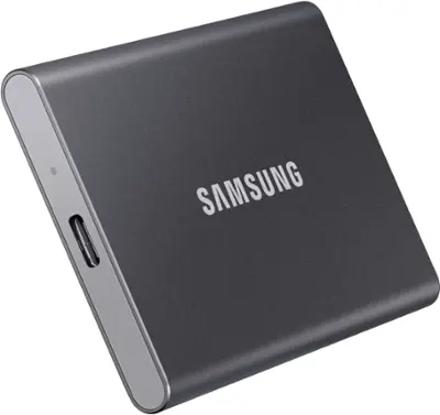 Samsung T7 2TB External USB 3.2 Gen 2 Portable SSD with Hardware Encryption Titan Gray MU-PC2T0T/AM - Best Buy