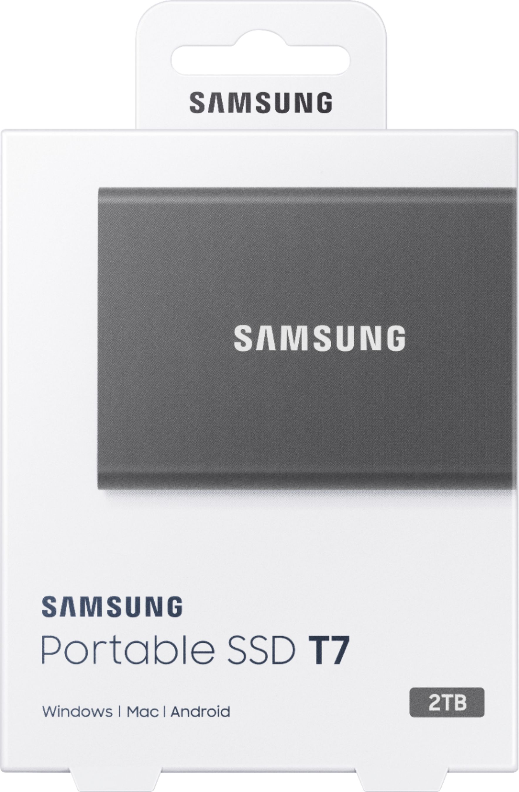 Disque Dur Externe SSD Portable T7 2To Rouge - SAMSUNG - HD_EXT_SAM_T7_2TBR  