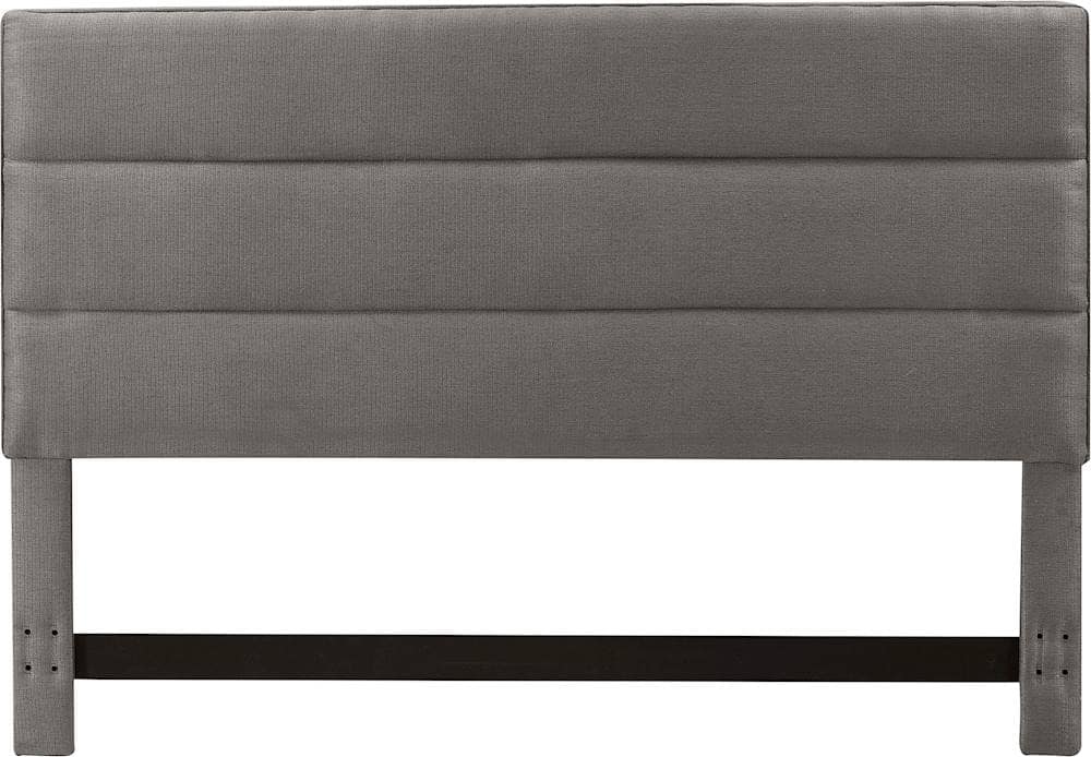 Front. Serta - Palisades Upholstered King Headboard - Gray.