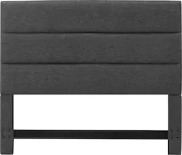 Serta - Palisades Upholstered Queen Headboard - Charcoal